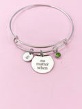 Silver No Matter When Bracelet, D313