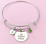 Silver No Matter When Bracelet, D313