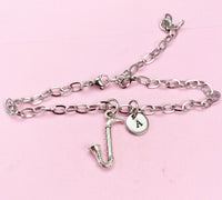 Silver Bass Clarinet Charm Bracelet, Music Charm, Matching Band Gifts, Personalized Gift, N1295A