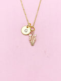 Gold Zebra Charm Necklace, N5063