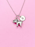 Silver Elephant Charm Necklace, N792