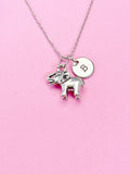 Silver Elephant Charm Necklace, N792