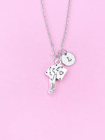 Silver Play Card Charm Necklace, Hand Play Card Charm, Poker Charm, Playing Card Club Gift, N141
