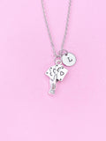 Silver Play Card Charm Necklace, Hand Play Card Charm, Poker Charm, Playing Card Club Gift, N141