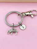Silver Elephant Charm Keychain, N5404A