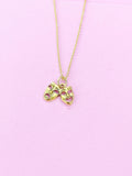 Gold Theater Mask Charm Necklace, Drama Necklace, Drama Comedy Charm, Drama Club Gift, N4893A