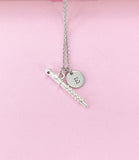 Silver Oboe Charm Necklace, Music Matching Band Necklace Gifts, N4380