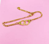 Gold Freedom Handcuff Bracelet, N1483Z