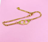 Gold Freedom Handcuff Bracelet, N1483Z