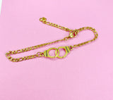 Gold Freedom Handcuff Bracelet, N1483Z