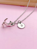 Silver Cat Charm Necklace, N5797A