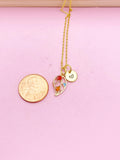 Gold Leaf Charm Necklace, N2312