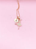 Ballet Necklace, Ballet Dance Charm, Personalized Gift, N344