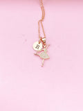 Ballet Necklace, Ballet Dance Charm, Personalized Gift, N344