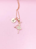 Ballet Necklace, Ballet Dance Charm, Personalized Gift, N344