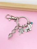Register Nurse Crime Scene Investigation Keychain, Forensic Science Specialist, Scientist Gift, Nurse Gift, Researcher Gift, N4671A