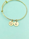 Gold Cornhole Charm Bracelet, D207A