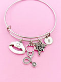 Silver Bachelor of Science Nursing BSN Charm Bracelet Gifts, N261B