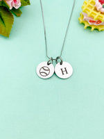 Silver Softball Charm Necklace, D377A