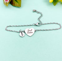 Gold or Silver Soul Sister Charm Bracelet, Tarnish Resistant, D291A