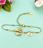 Gold or Silver Flying Fish Charm Bracelet, N5809