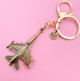 Fighter Jet Charm Keychain, N5810