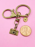Bronze Camara Charm Keychain, N5813