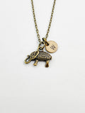 Bronze Elephant Charm Necklace, N5820