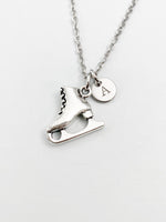 Silver Skates Shoe Charm Necklace, N5829