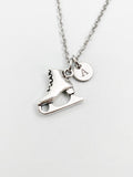 Silver Skates Shoe Charm Necklace, N5829