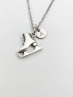 Silver Skates Shoe Charm Necklace, N5829