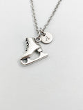 Silver Skates Shoe Charm Necklace, N5829