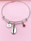 Silver Cowrie Shell Charm Bracelet, N1239