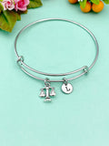 Silver Justice Scale Charm Bracelet, N1531