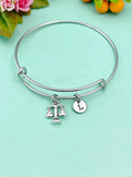 Silver Justice Scale Charm Bracelet, N1531