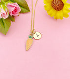 Gold Carrot Charm Necklace, N3574