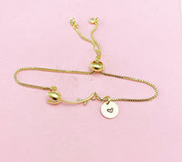 Gold Tulip Bracelet, Gold Tulip Flower Gift, N2189B