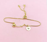 Gold Tulip Bracelet, Gold Tulip Flower Gift, N2189B