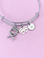 Silver Director Chair Comedy Bracelet, Actor Theater Arts Gifts, N4929D