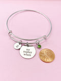 Silver No Matter When Bracelet, D313