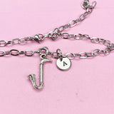 Silver Bass Clarinet Charm Bracelet, Music Charm, Matching Band Gifts, Personalized Gift, N1295A