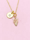 Gold Zebra Charm Necklace, N5063