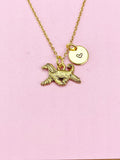 Gold Afghan Hound Charm Necklace, N487