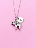Silver Elephant Charm Necklace, N792