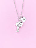 Silver Play Card Charm Necklace, Hand Play Card Charm, Poker Charm, Playing Card Club Gift, N141