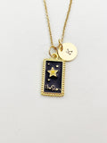Gold The Star Charm Necklace, N5886