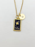 Gold The Star Charm Necklace, N5886