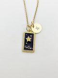 Gold The Star Charm Necklace, N5886