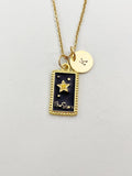 Gold The Star Charm Necklace, N5886