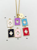 Gold Ace of Clubs Charm Necklace, Ace of Clubs Playing Card Jewelry Gifts, N5893